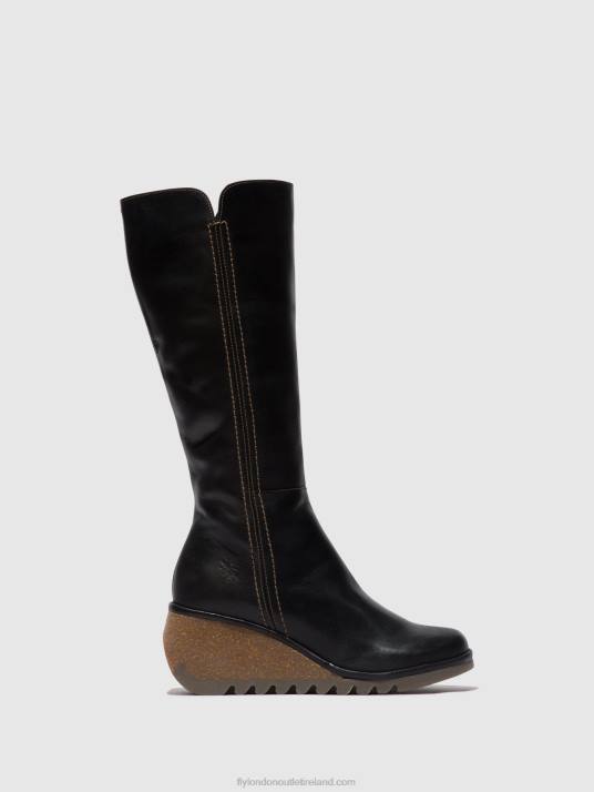 Zip Up Boots NARY328 Women V00W287 BLACK Fly London
