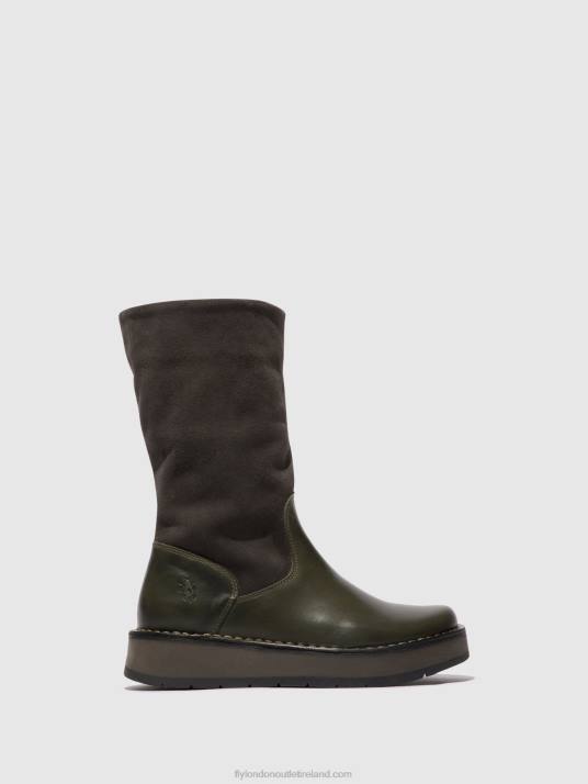Zip Up Boots RULA083 Women V00W298 DIESEL (ROSE) Fly London