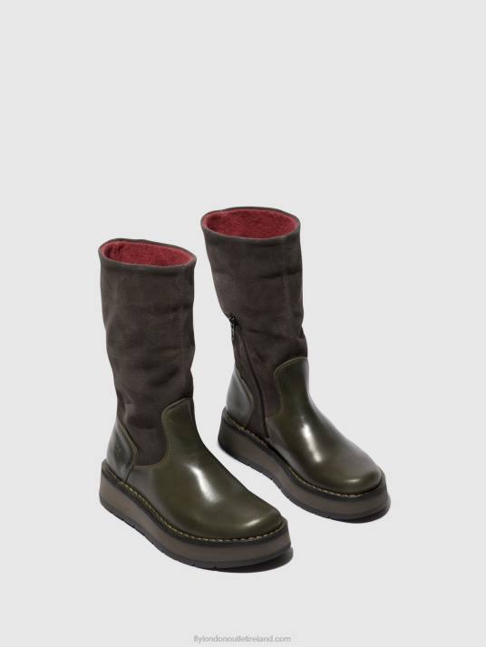 Zip Up Boots RULA083 Women V00W298 DIESEL (ROSE) Fly London