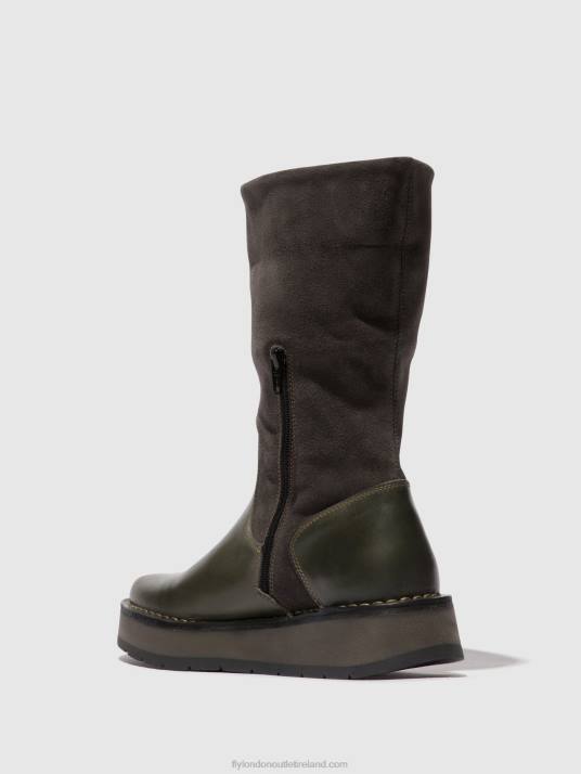 Zip Up Boots RULA083 Women V00W298 DIESEL (ROSE) Fly London