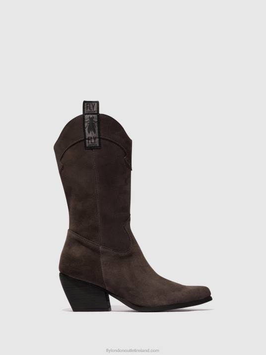 Zip Up Boots TEKE906 Women V00W294 GREY Fly London