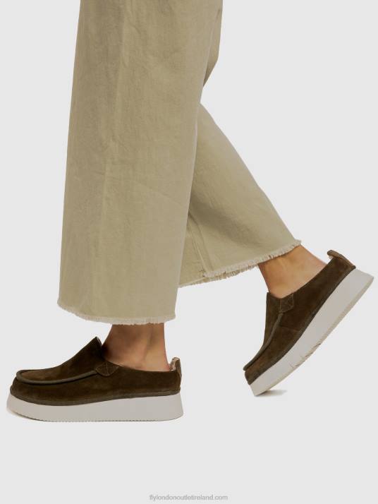 Closed Shoes CEZE361 Women V00W692 SLUDGE Fly London