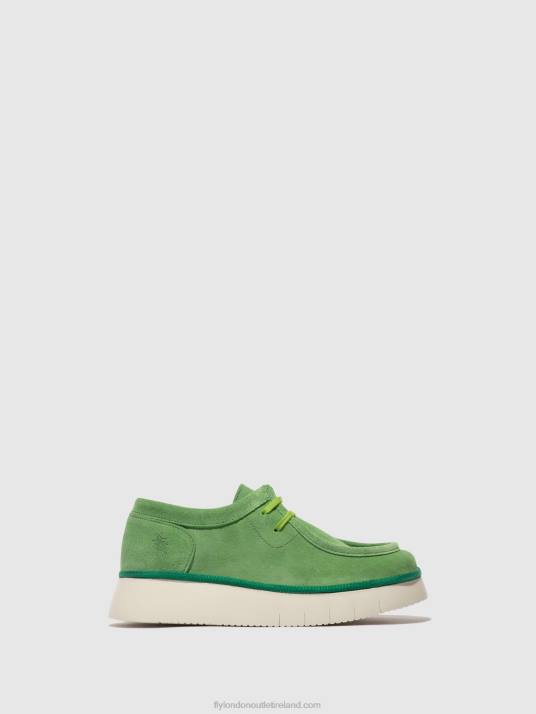 Lace-up Shoes CEZA437 Women V00W657 LIME GREEN Fly London