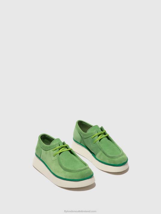Lace-up Shoes CEZA437 Women V00W657 LIME GREEN Fly London