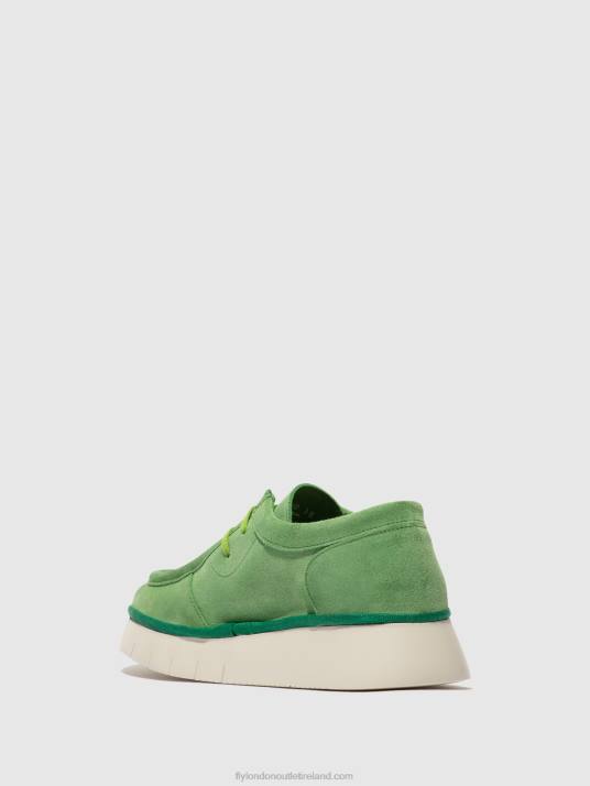 Lace-up Shoes CEZA437 Women V00W657 LIME GREEN Fly London