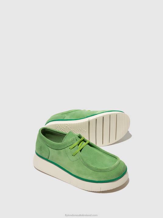 Lace-up Shoes CEZA437 Women V00W657 LIME GREEN Fly London