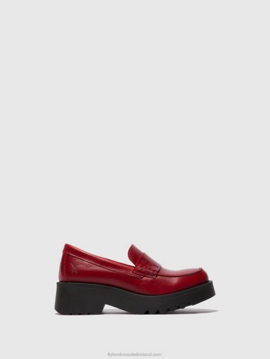 Loafers Shoes MAUS791 Women V00W674 RED Fly London