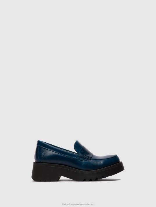 Loafers Shoes MAUS791 Women V00W675 ROYAL BLUE Fly London