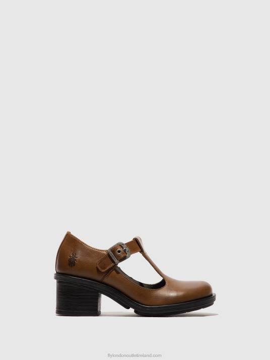 Mary Jane Shoes CADY180 Women V00W654 CAMEL Fly London