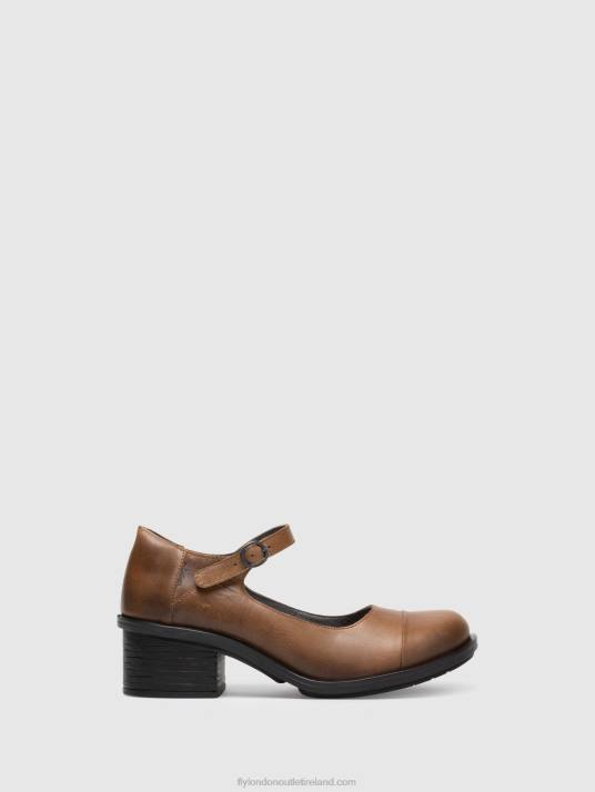 Mary Jane Shoes CODY877 Women V00W648 CAMEL Fly London