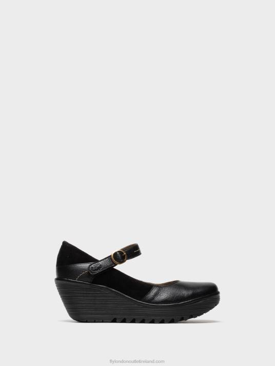 Mary Jane Shoes YUKO082 Women V00W701 BLACK Fly London