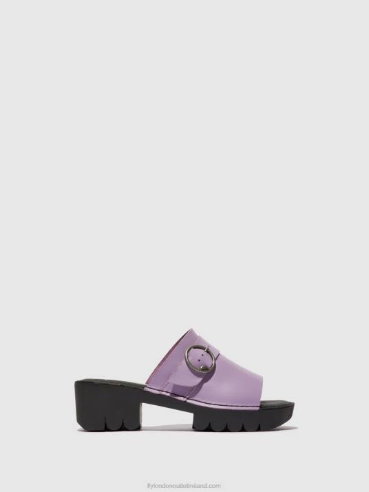 Buckle Mules EPLE519 Women V00W371 VIOLET Fly London