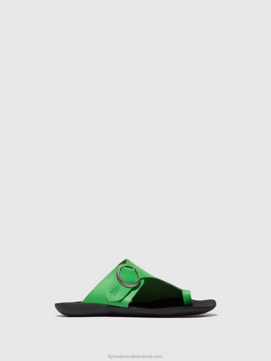 Open Toe Mules MICA758 Women V00W369 AVOCADO Fly London