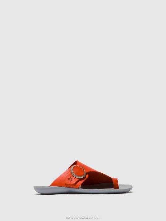 Open Toe Mules MICA758 Women V00W383 CORAL Fly London