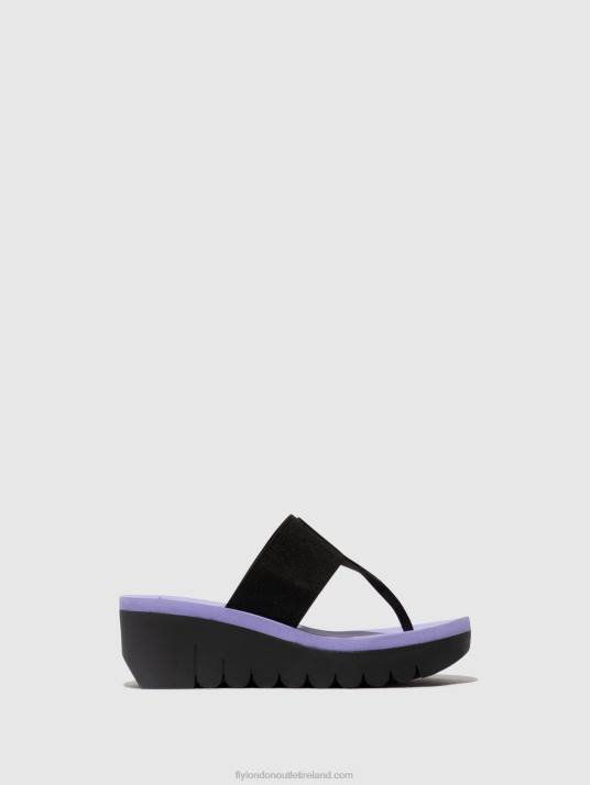 Slip-on Mules YOMU725 Women V00W361 BLACK (VIOLA) Fly London
