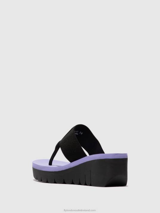 Slip-on Mules YOMU725 Women V00W361 BLACK (VIOLA) Fly London