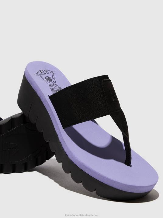 Slip-on Mules YOMU725 Women V00W361 BLACK (VIOLA) Fly London