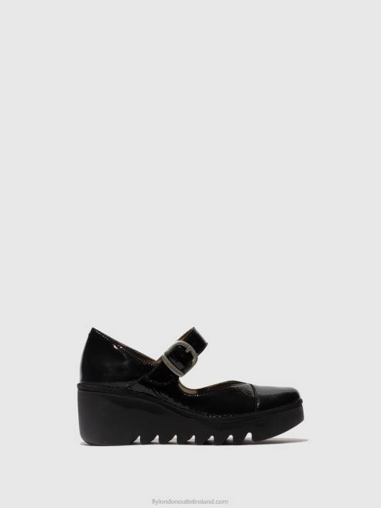 Buckle Shoes BAXE428 Women V00W621 LUXOR BLACK Fly London
