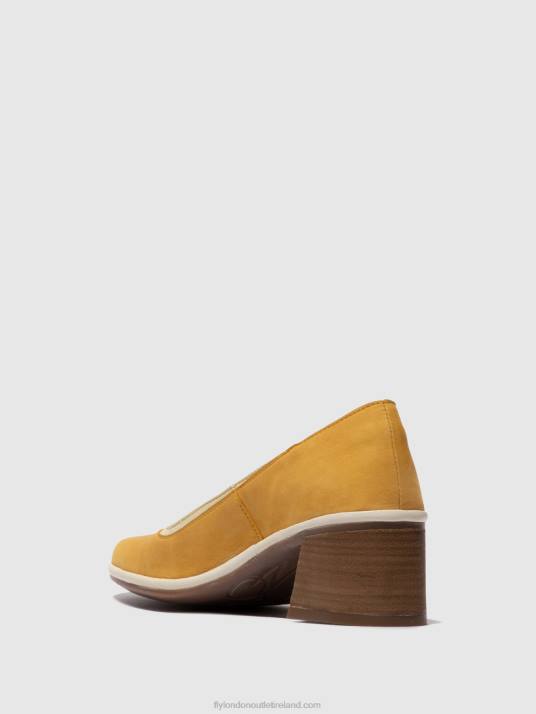Classic Pumps Shoes LADE372 Women V00W689 BUMBLEBEE/OFFWHITE Fly London