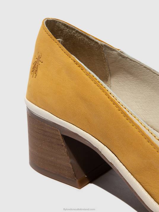 Classic Pumps Shoes LADE372 Women V00W689 BUMBLEBEE/OFFWHITE Fly London
