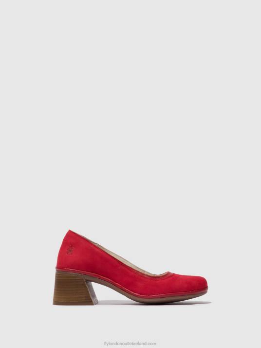 Classic Pumps Shoes LADE372 Women V00W690 LIPSTICK RED Fly London