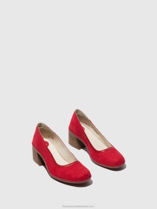 Classic Pumps Shoes LADE372 Women V00W690 LIPSTICK RED Fly London