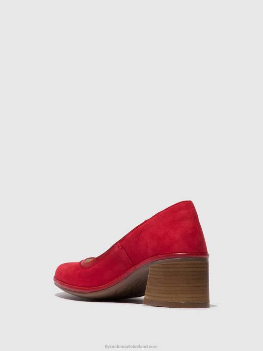 Classic Pumps Shoes LADE372 Women V00W690 LIPSTICK RED Fly London
