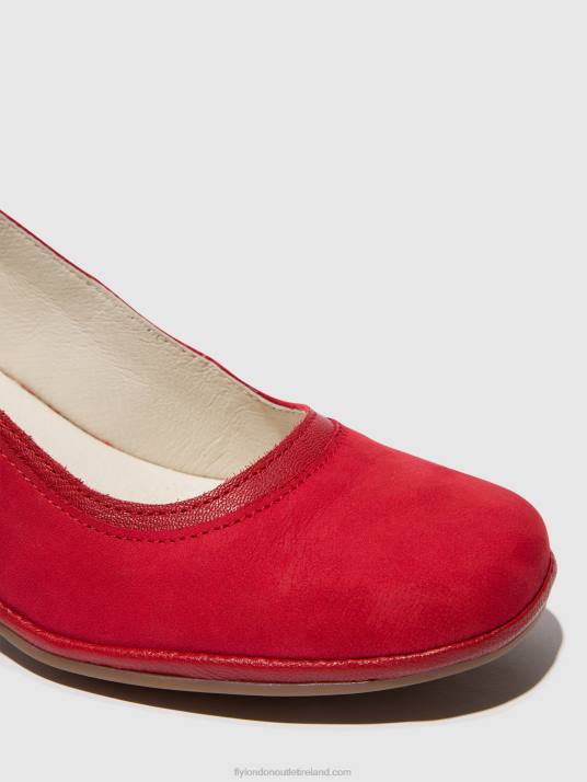 Classic Pumps Shoes LADE372 Women V00W690 LIPSTICK RED Fly London