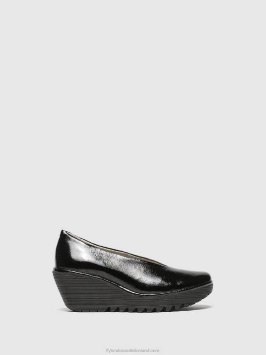 Classic Pumps Shoes YAZ LUXOR Women V00W697 BLACK Fly London