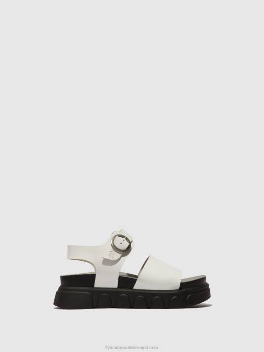 Ankle Strap Sandals CREE947 Women V00W507 OFFWHITE Fly London