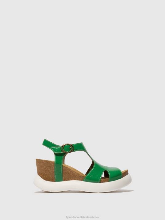 Buckle Sandals GOVA962 Women V00W502 GREEN Fly London