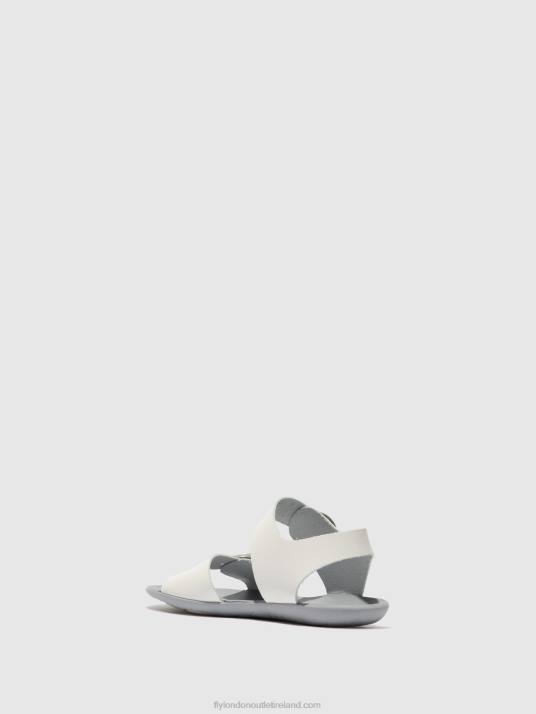 Buckle Sandals MASA757 Women V00W596 BRIDLE OFF WHITE Fly London
