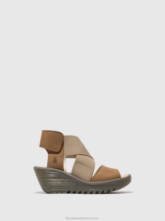 Crossover Sandals YUBA385 Women V00W487 SAND Fly London