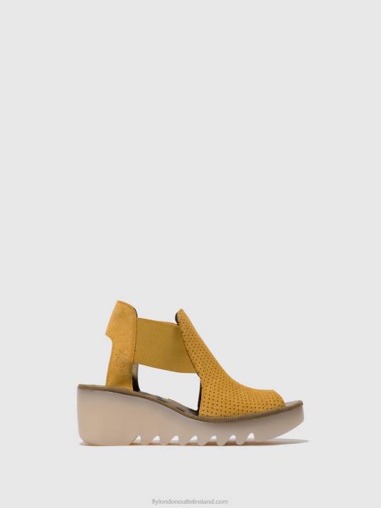 Elasticated Sandals BIGA412 Women V00W481 HONEY Fly London