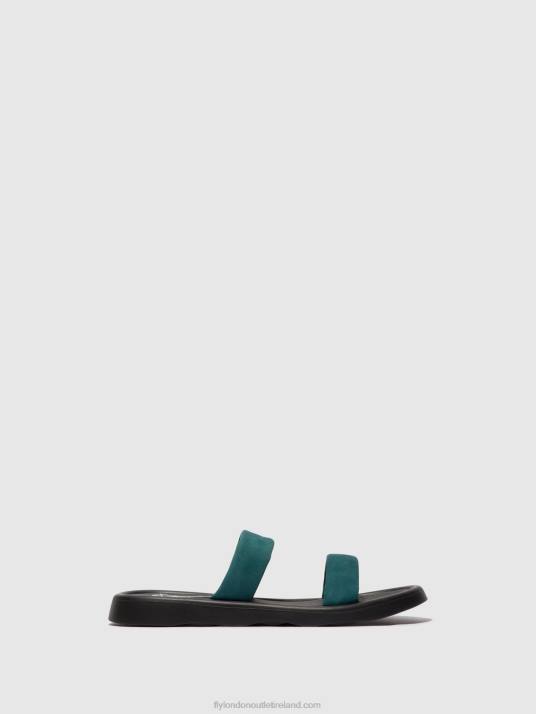 Flat Sandals TAJA872 Women V00W557 TEAL Fly London