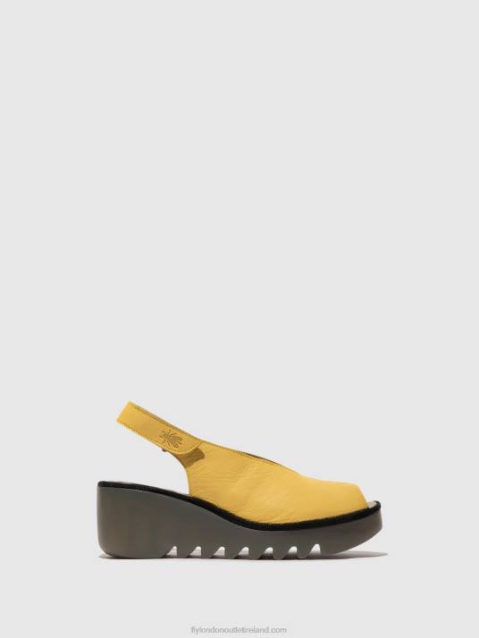 Sling-Back Sandals BAYE386 Women V00W466 YELLOW Fly London