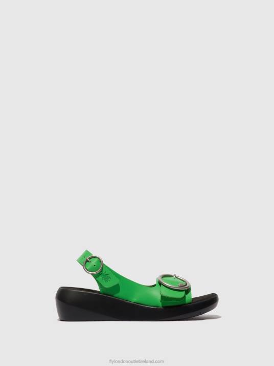 Sling-Back Sandals BERK754 Women V00W467 AVOCADO Fly London