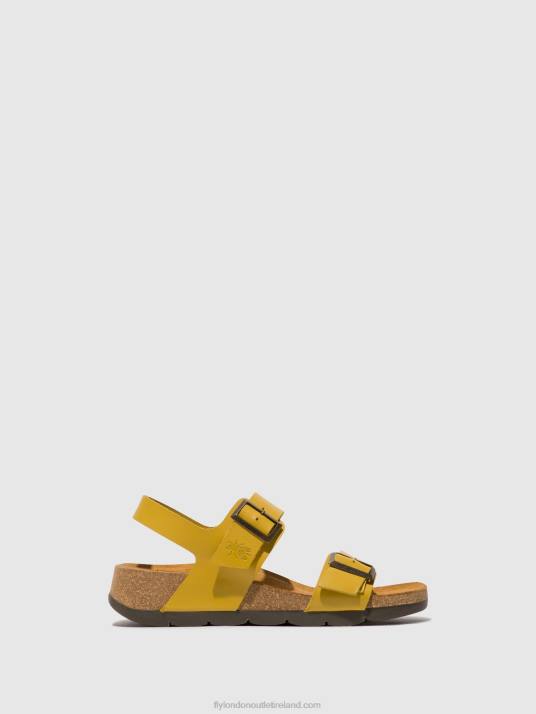 Sling-Back Sandals CEKE722 Women V00W461 MUSTARD Fly London