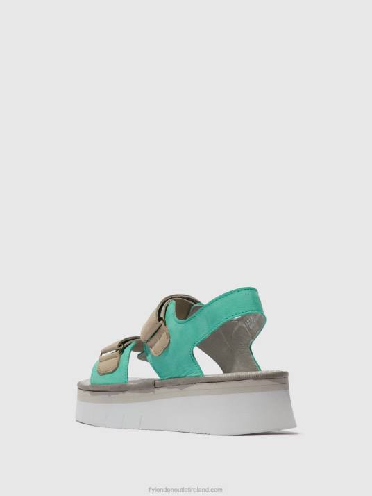 Sling-Back Sandals CORI377 Women V00W578 MYNT/CLOUD Fly London