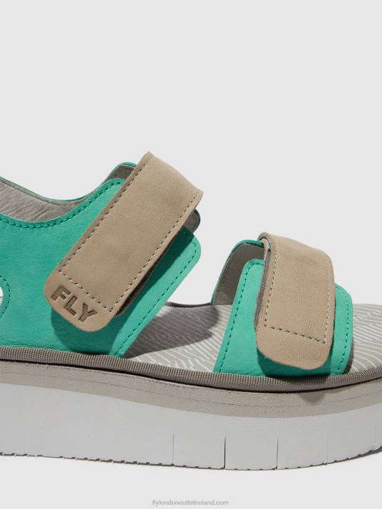 Sling-Back Sandals CORI377 Women V00W578 MYNT/CLOUD Fly London