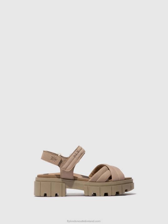 Sling-Back Sandals JADA854 Women V00W545 CONCRETE Fly London