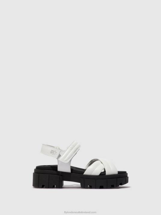 Sling-Back Sandals JADA854 Women V00W547 WHITE Fly London