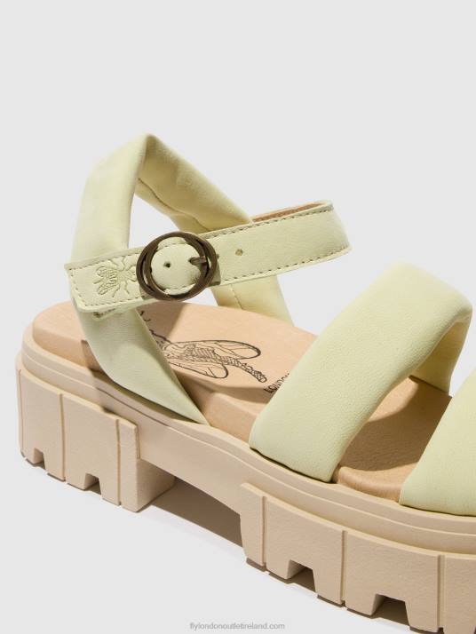 Sling-Back Sandals JELA864 Women V00W549 PALE YELLOW Fly London