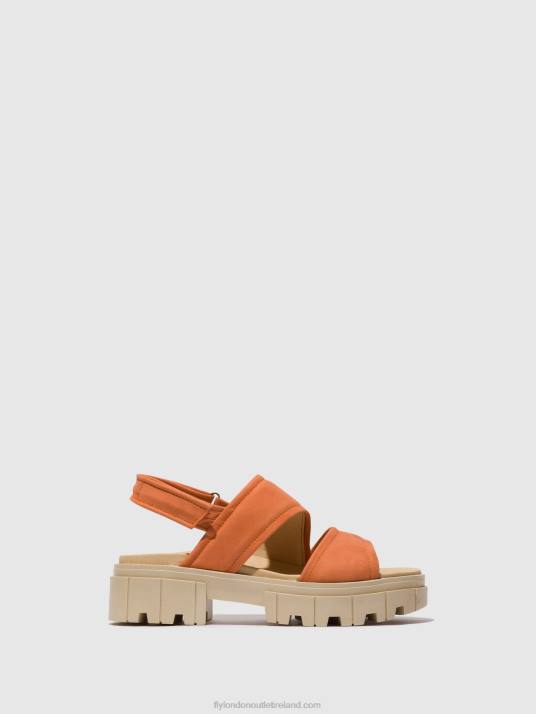 Sling-Back Sandals JIRA865 Women V00W543 PEACH Fly London