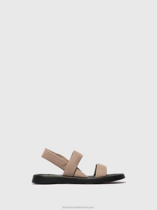 Sling-Back Sandals TERA873 Women V00W539 CONCRETE Fly London