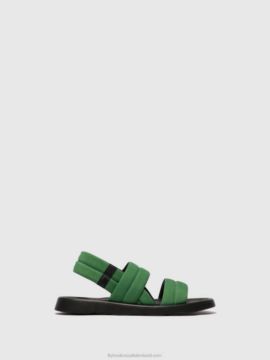 Sling-Back Sandals TOFY941 Women V00W449 LIME GREEN Fly London