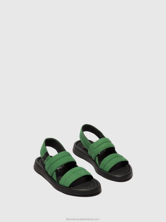 Sling-Back Sandals TOFY941 Women V00W449 LIME GREEN Fly London