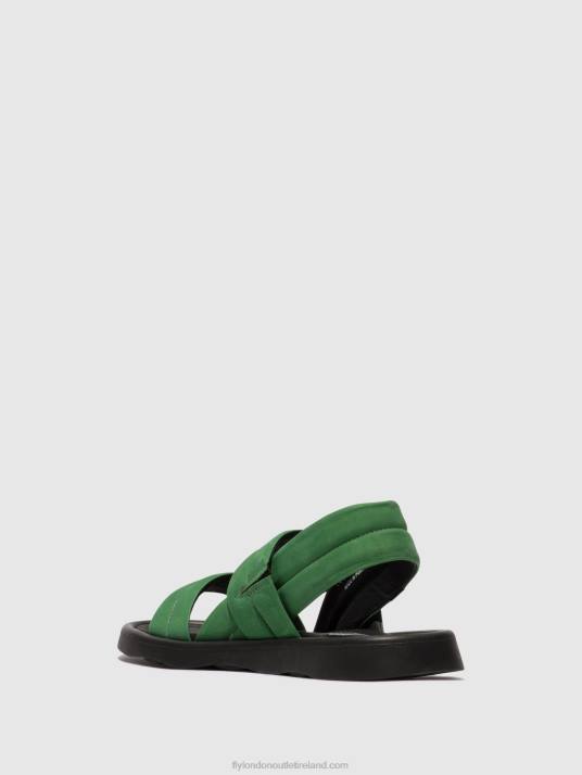 Sling-Back Sandals TOFY941 Women V00W449 LIME GREEN Fly London