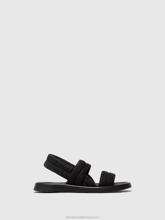 Sling-Back Sandals TOFY941 Women V00W457 BLACK Fly London