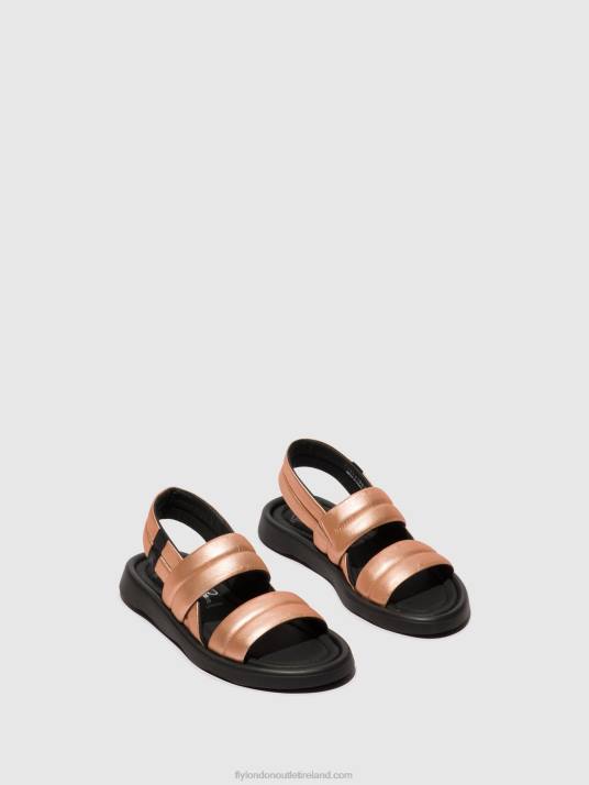 Sling-Back Sandals TOFY941 Women V00W458 BLUSH GOLD Fly London